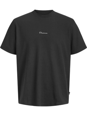 Jack & Jones Black Erkek Jprblachad Frontprınt Ss Tee Smu Model Kodu: ( 12292531BLACK)