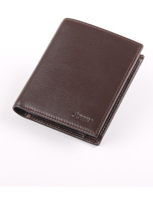 Ancora Leather Hakiki Deri Rfıd Korumalı Erkek Cüzdan 43210 Kahve