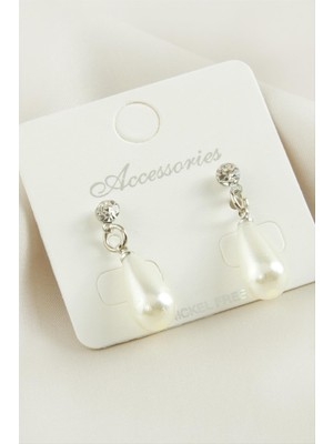 Esranın Dünyası Damla Inci Taşlı Küpe RSBJU34-ESRDNS