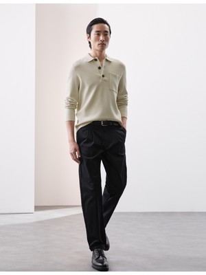 Marks & Spencer Polo Yaka Uzun Kollu Üst