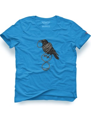 Tarrzzcom The Crow Unisex Tasarım Tshirt %100 Pamuklu Erkek Tişört Kadın Tişört
