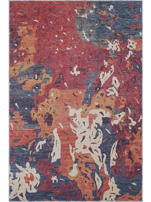 Aren Halı Lajas Modern Multi Polyester ve Pamuklu Kaydırmaz Tabanlı Yıkanabilir Dijital Baskı Halısı