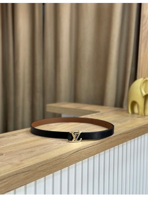 Erdesign Kadın Kemer Siyah Gold Tokalı Kemer Kadın Siyah Kemer