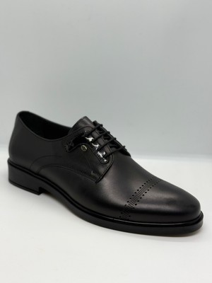 Berenni Siyah Klasik 100% Hakiki Deri Ayakkabı