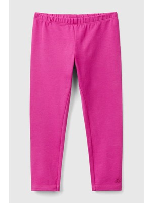 United Colors Of Benetton Pembe Mix Kadın / Kız Kk_benetton Logolu Uzun Tayt Model Kodu: ( 3MT1GF01L239)