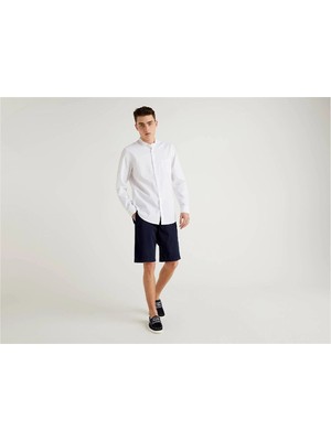 United Colors Of Benetton Lacivert Erkek Erk_chino Bermuda Model Kodu: ( 4UN459548016)