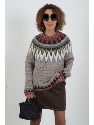 Zelish My Sister Vizon Iskandinav Desenli Kazak