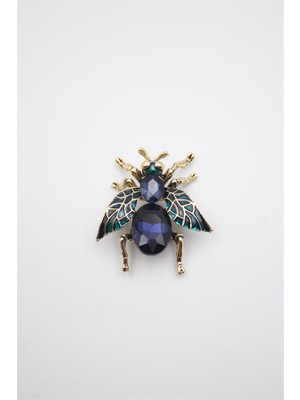 Royaleks Arı Broş - Mavi
