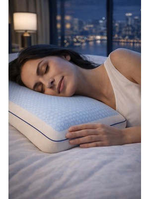 Diva Comfort Visco Premium Boyun Destekli Ortopedik Jel Yastık 40X60 cm