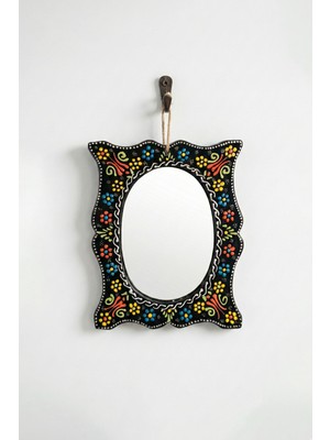 Evcime El Yapımı Işlemeli Çini Ayna