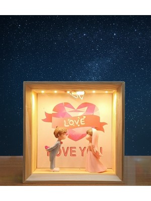 Özbience Sevgiliye Ahşap Kare Kutu, Sinematik Tasarım, Yılbaşı Hediyesi