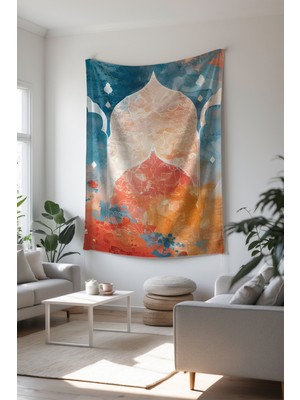 Charmbi Islami Duvar Örtüsü – Dekoratif Modern Renkli Tasarımlar Huzur Dolu Duvar Örtüsü