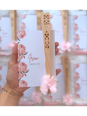 Özbience 10 Adet Renkli El Yapımı Yelpekler, Kına, Düğün, Doğum Günü, Nikah Hediyesi