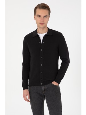 U.s. Polo Assn. Erkek Siyah Hırka (Triko) 50313690-VR046