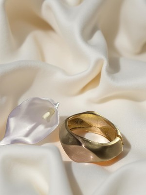 Ezgiarslanatalier Büyük Gold Kelepçe