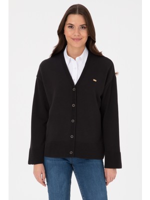 U.s. Polo Assn. Kadın Siyah Hırka (Triko) 50317680-VR046