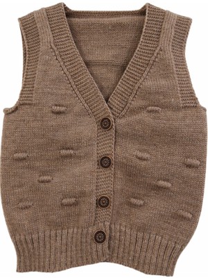 Erkek Çocuk Örgü Yelek