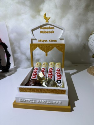 Marka Ramazan Mubarak Isimli 3D Baskı Çikolata& Şeker Standı