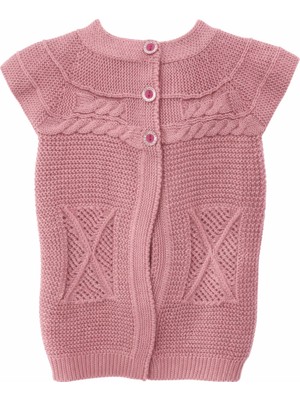 Kız Çocuk Örgü Yelek