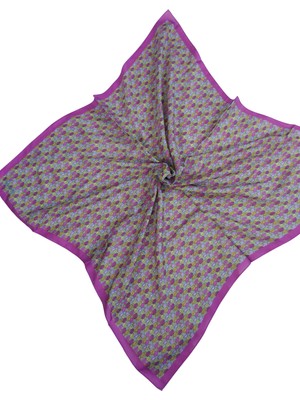 Scarfella Dijital Soft Eşarp Kırışmaz Kaymaz Ütü Istemez Tok Duruşlu Desenli Başörtüsü SRP721