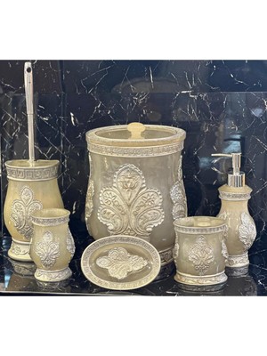 Özbience Şık 6 Parça Polyester Banyo Takımı, Konfor ve Huzur Için Tasarlandı