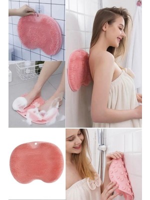 Özbience Yapışkanlı Duvar ve Zemin Için Silikon Lifli Vantuzlu Ayak Altı Keseleme