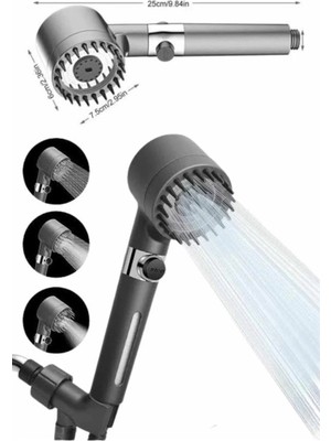 Özbience Konforlu Masaj Duş Başlığı, Rahatlatıcı Su Akışı, Kolay Kullanım