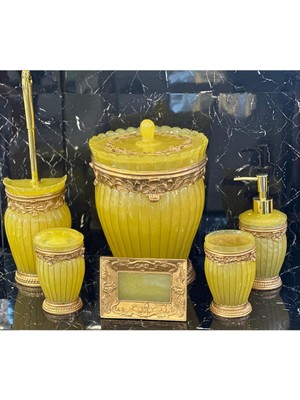 Özbience 6 Parça Polyester Banyo Takımı, Şık ve Konforlu Tasarım