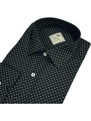 Eren Style Pamuklu Uzun Kollu Tek Cepli Gömlek (Regular Kalıp)