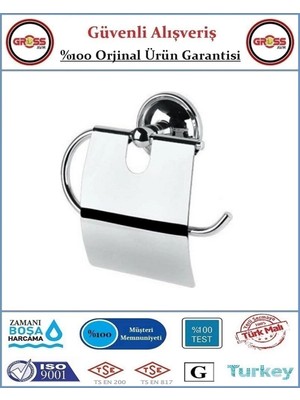 Özbience Şık ve Dayanıklı Paslanmaz Nikel Tuvalet Kağıtlığı, Modern Banyo Aksesuarı