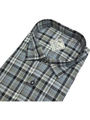 Eren Style Pamuklu Uzun Kollu 2 Cepli Kapaklı Gömlek (Regular Kalıp)