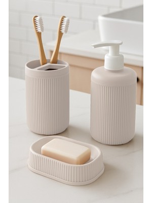 Özbience Şık 3'lü Banyo Seti, Günlük Kullanım Için Mükemmel Seçenek