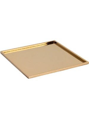 Özbience Şık Gold Renkli Banyo Tepsisi 12X13X30.1 Cm, Fonksiyonel Tasarım