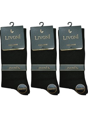 bebekokusu Livoni Dikişsiz Bambu Erkek  Soket Çorap 3 Adet