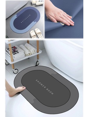 Özbience Yumuşak ve Emici Zemin Paspası, Kaymaz, Hızlı Kuruyan, Banyo Için Ideal