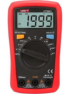 PremiumPort Dijital Multimetre Ut 33A+ 600V, Çok Fonksiyonlu Ölçüm Aleti