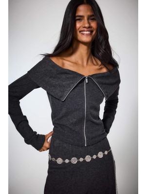 DeFacto Fitted Omzu Açık Hırka G8434AX25WN