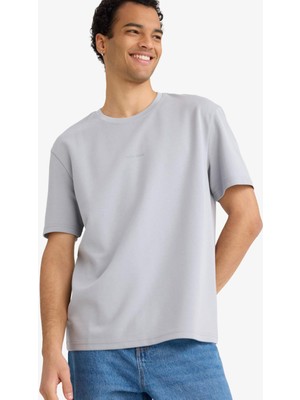 DeFacto Nefes Alabilen Baskılı Tişört F8093AX26SP