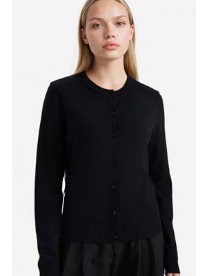 DeFacto Regular Fit Bisiklet Yaka Hırka D6282AX26SP