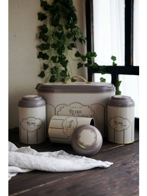 Özbience Şık Oval Ekmek Kutusu 4'lü Set, Pratik ve Şeffaf Saklama Çözümü