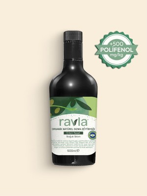 Ravla Organik Erken Hasat Zeytinyağı – İçimlik 500 ml