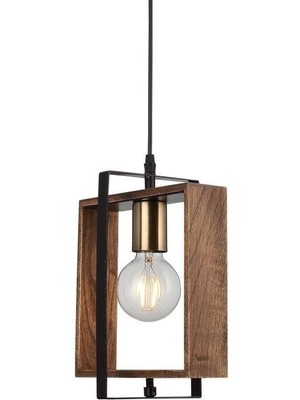 LUCEA Karo Eskitme Siyah Tekli Avize