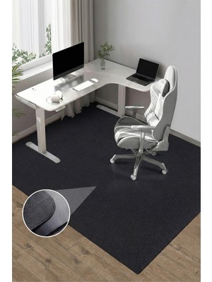 Valerine Life Zemin Döşeme Halısı Ofis, Oyuncu Koltuğu Bilgisayar Masası Koruyucu Mat Kaymaz Taban 120x160cm