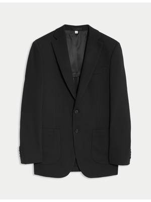 Marks & Spencer Tailored Fit Jersey Dokulu Blazer Ceket