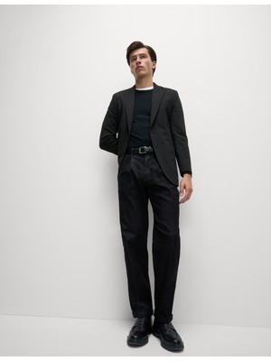 Marks & Spencer Tailored Fit Jersey Dokulu Blazer Ceket