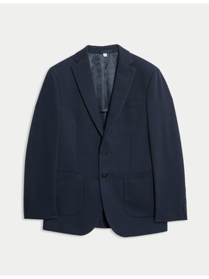 Marks & Spencer Tailored Fit Jersey Dokulu Blazer Ceket