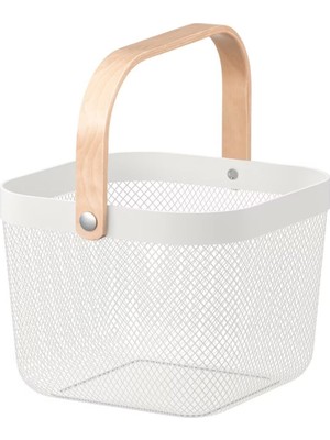 Özbience Beyaz Rısatorp Mutfak Sepeti, Patates, Soğan, Sebze ve Meyve Için Ideal