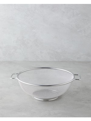 English Home Brims Paslanmaz Çelik Süzgeç 26 cm Gri
