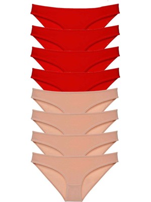 Modanı Seç 8 Adet Süper Eko Set Likralı Kadın Slip Külot