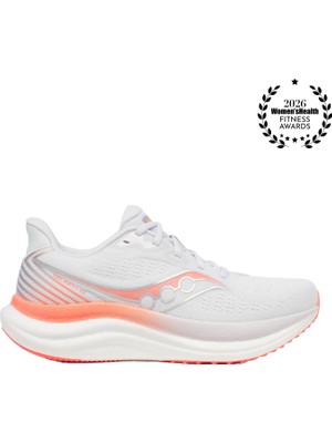 Saucony Triumph 23 Kadın Beyaz Yol Koşusu Ayakkabısı